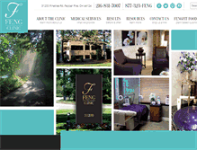 Tablet Screenshot of fengclinic.com